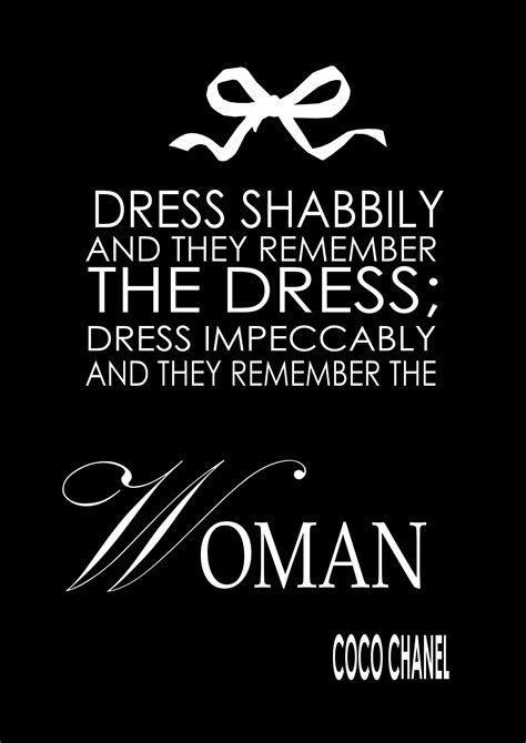 chanel black dress quote